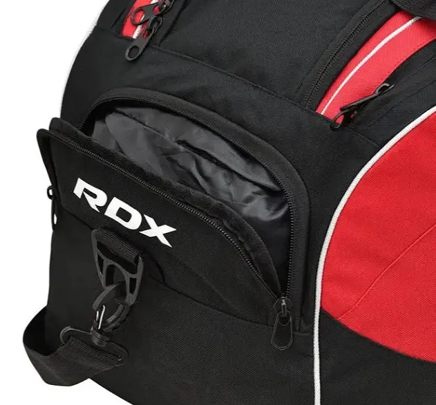 Спортивна сумка RDX R1 Duffel Bag with Backpack Straps Black/Red (GKB-R1B) - фото 8