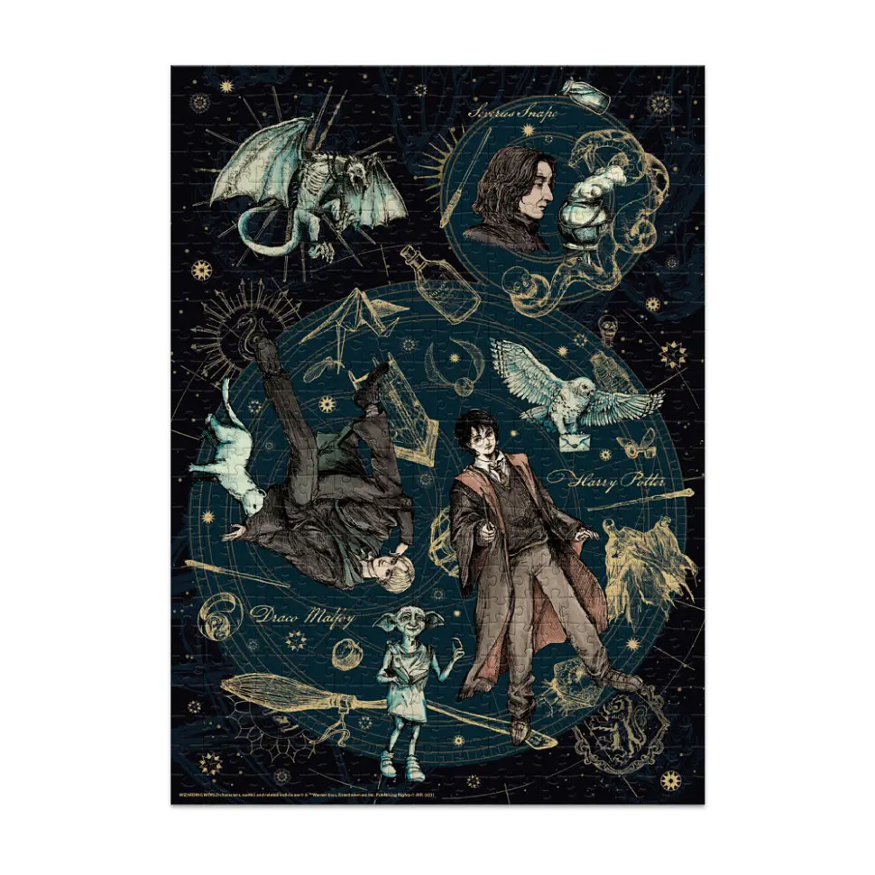 Пазл класичний "Harry Potter. Відданий. Легенда. Гордий" 200508, 500 елементів - фото 4
