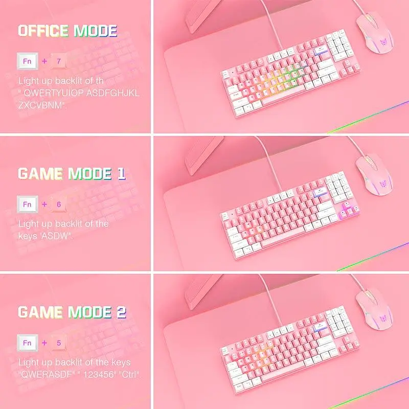 Набір Gaming Combo 2-in1 ONIKUMA G26 + CW905 (Keyboard ENG розкладка/Mouse) - фото 7