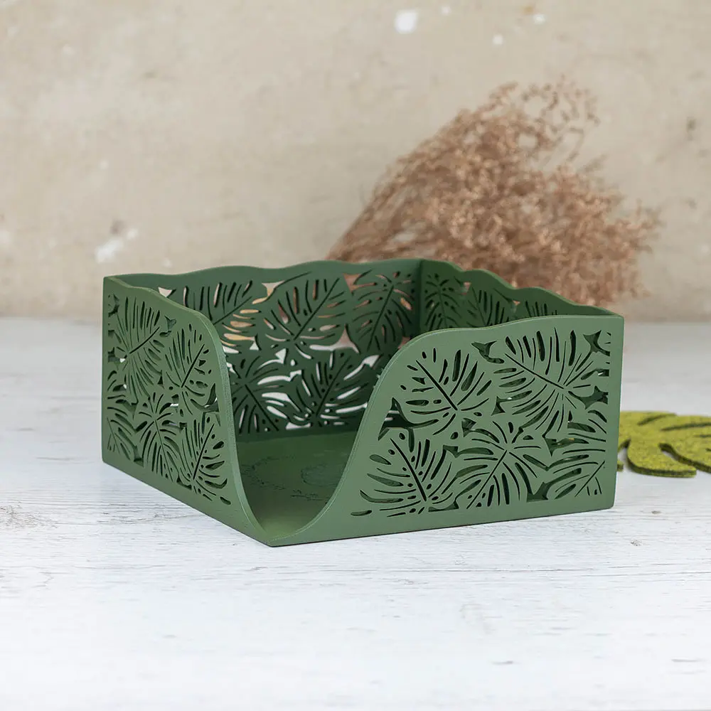 Деревянная салфетница VANZA MONSTERA BOX - фото 12