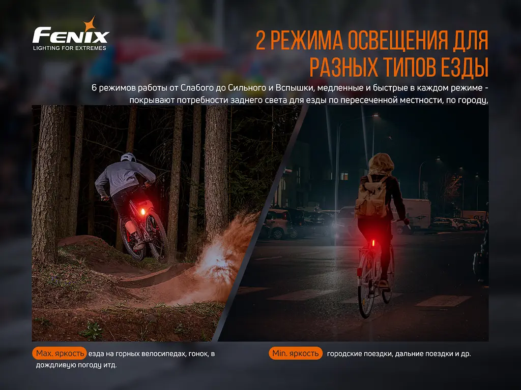 Велофара задня Fenix BC05R V2.0 - фото 11