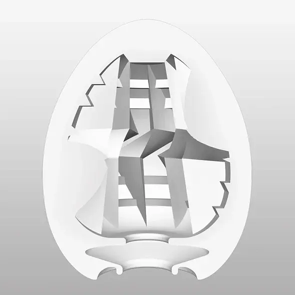 Мастурбатор яйце Tenga Egg Stronger Thunder білий - фото 6