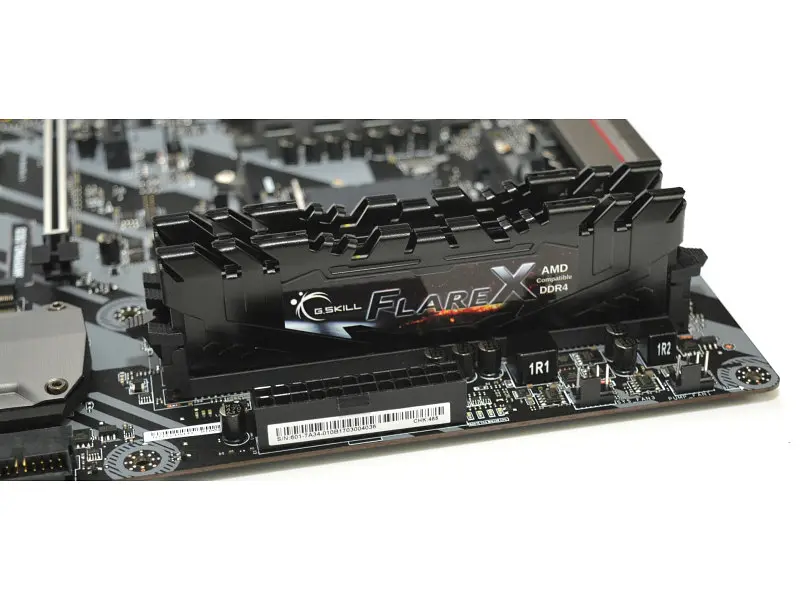 Модуль пам'яті G.Skill 16 GB (2x8GB) DDR4 3200 MHz Flare X Black (F4-3200C16D-16GFX) - фото 2
