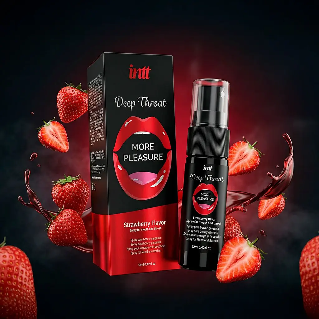 Спрей Intt Deep Throat Strawberry для глибокого горла, 12 мл - фото 5
