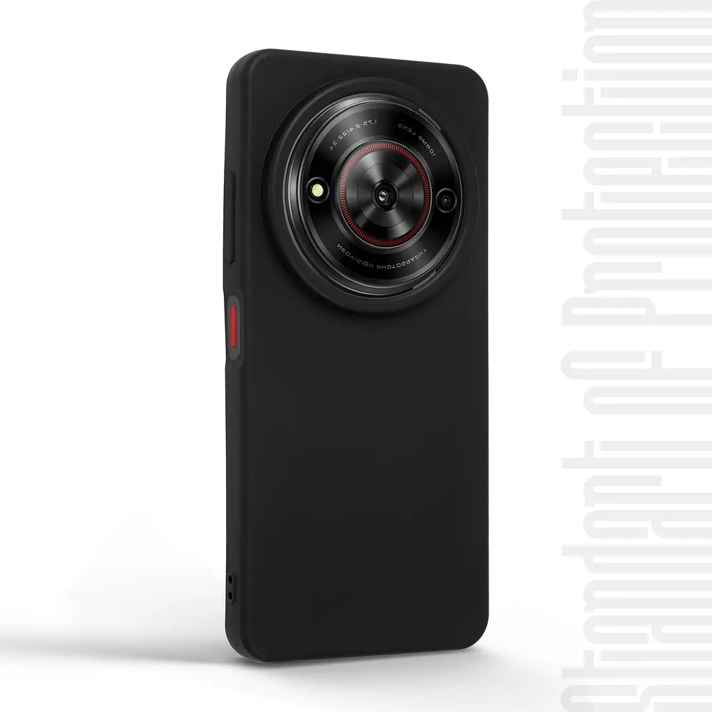Чехол-накладка для смартфона ZTE Nubia Focus 5G противоударный, силиконовый, термополиуретановый (ТПУ), с защитой камеры и корпуса, черный, защита всего корпуса, ArmorStandart (ARM78952) - фото 2