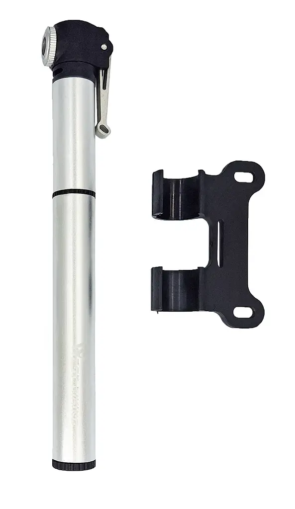 Насос велосипедный с выдвижным шлангом West Biking YP0711100 серебристый 120 Psi (G0001547) - фото 2