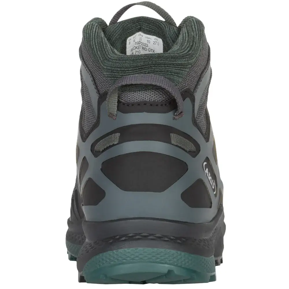 Ботинки AKU Rocket MID GTX 9.5 Grey/Green - фото 4