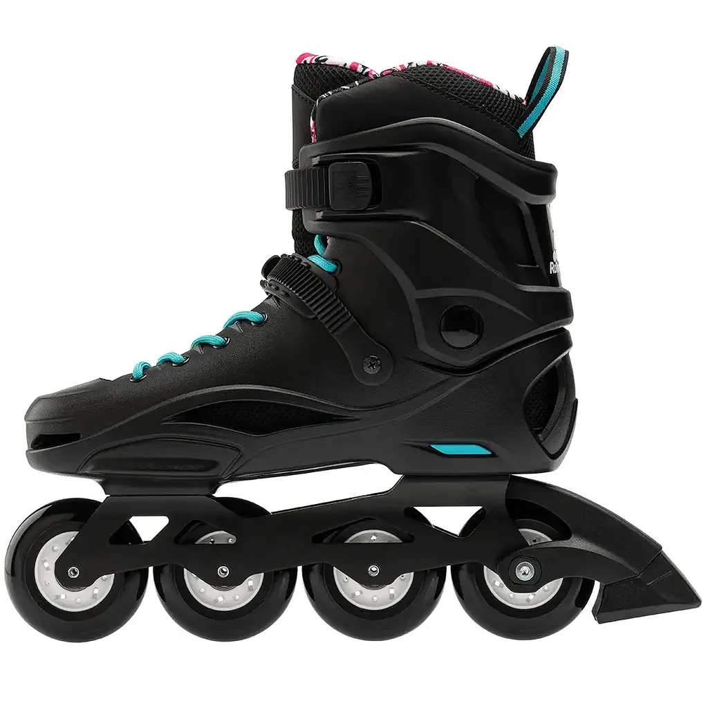 Жіночі ролики Rollerblade RB Cruiser Women 2023 250 Чорний-Бірюзовий - фото 7