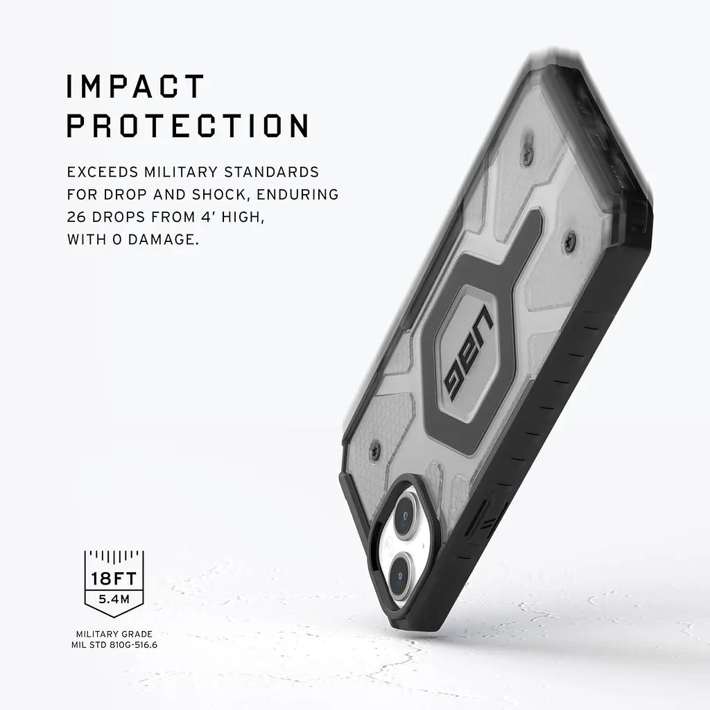 Оригінальний протиударний чохол UAG Pathfinder MagSafe для iPhone 15 Plus/14 Plus Ash 114357113131 - фото 7