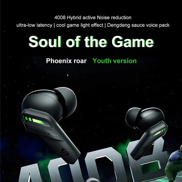 Навушники бездротові Black Shark JoyBuds SE чорні - фото 6