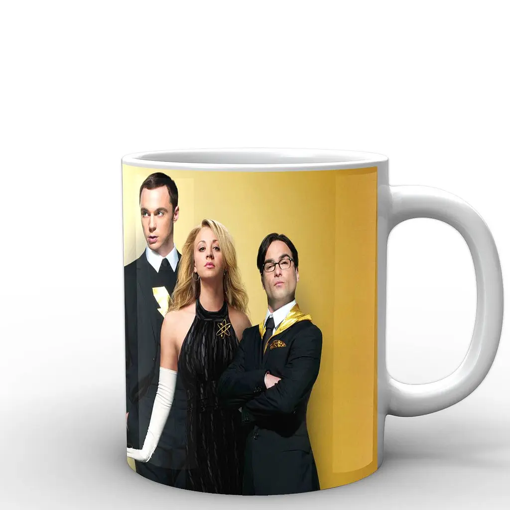 Кухоль GeekLand Теорія великого вибуху The Big Bang Theory Теорія Великого Вибуху разом BB.002.09 330 мл білий - фото 3