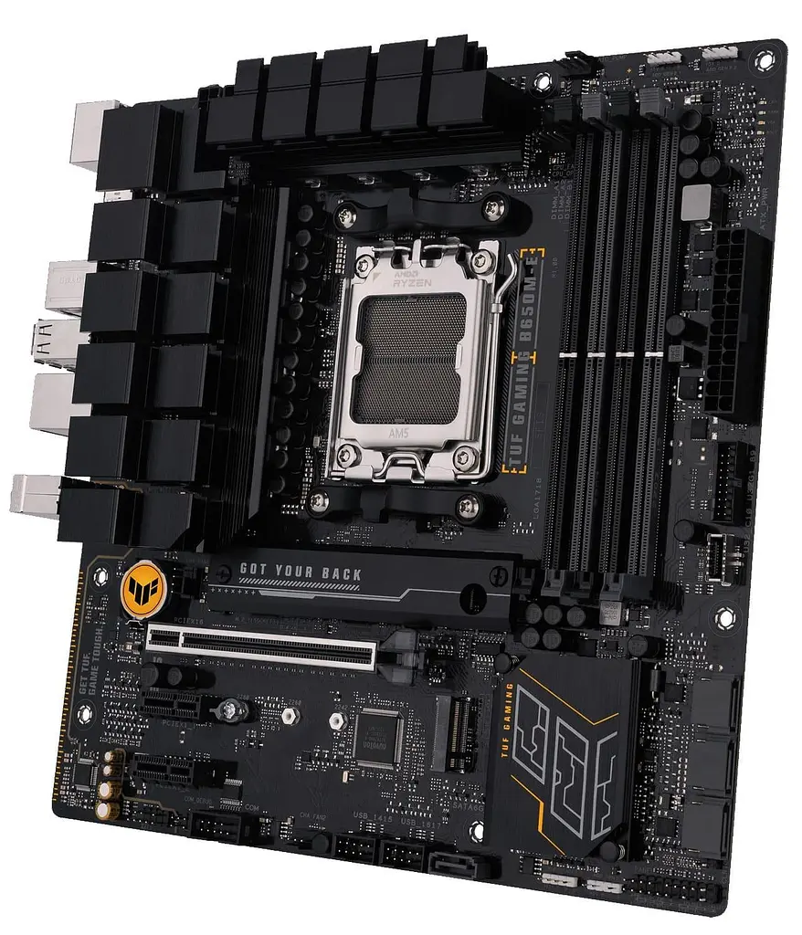 Материнська плата ASUS TUF GAMING B650M-E (TUF GAMING B650M-E) (Socket AM5, AMD B650, Micro-ATX) - фото 2