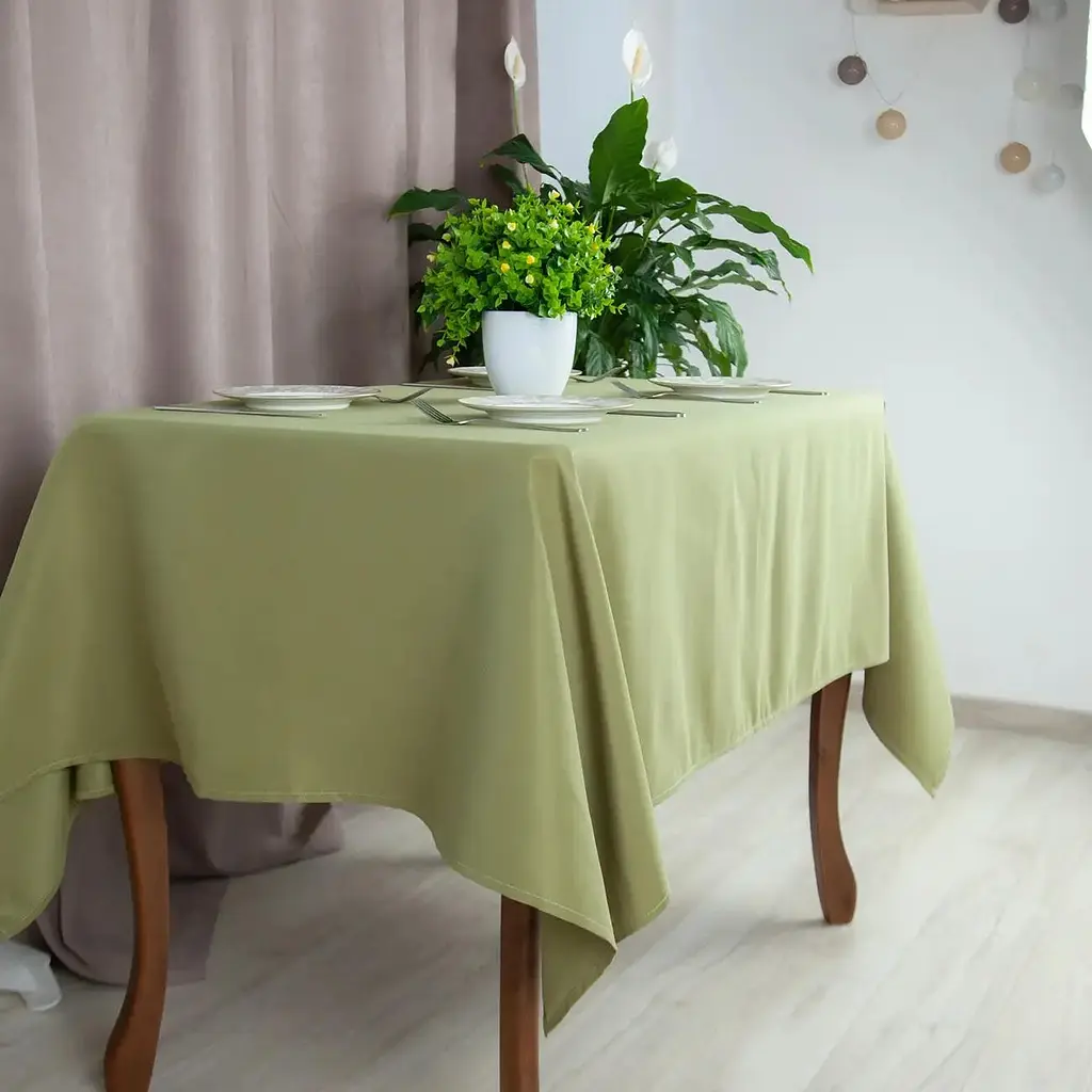 Скатертина ТЕП Aquastop водовідштовхувальна Olive 150x200 см (С-04189_29835) - фото 5