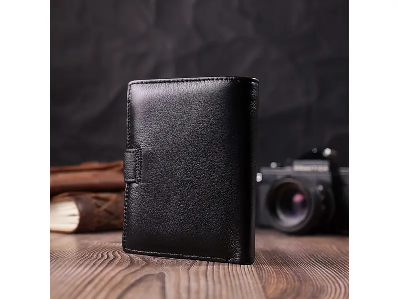 Чоловічий шкіряний гаманець ST Leather 10х13х2.5 см acs0028292 - фото 9