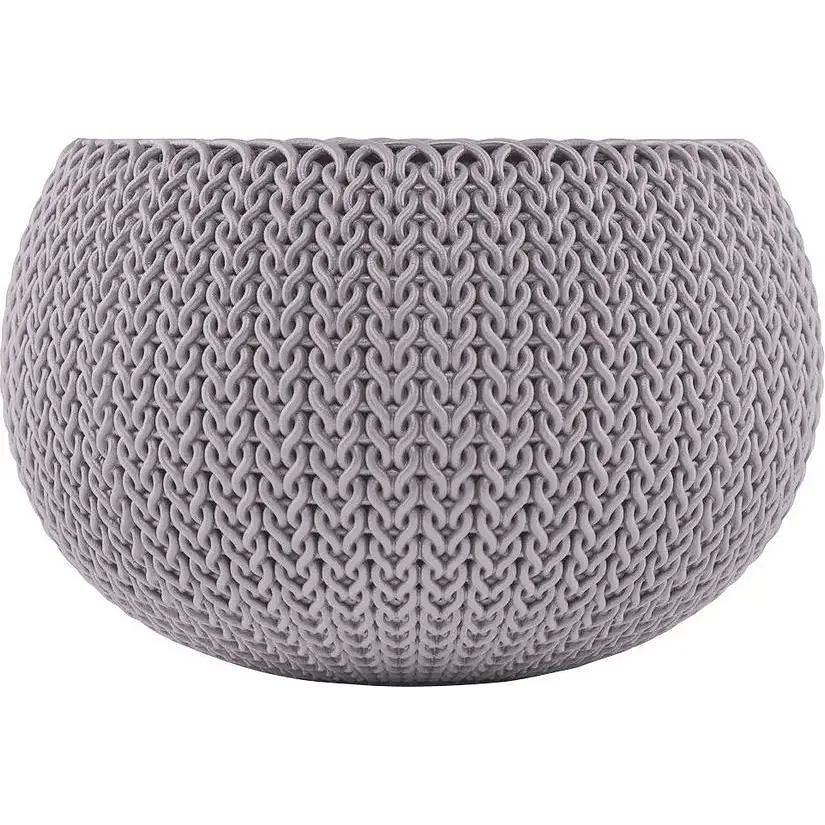 Подвесной горшок из кашпо для цветов Keter Cozies M сиреневый 36 см 9.4 л (17202379610) - фото 5