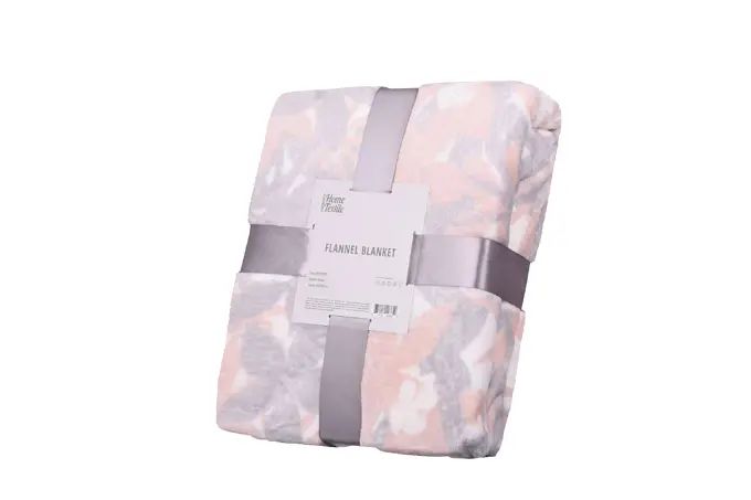 Плед Ardesto Flannel Флора ART-0106-PB 160х200 см фіолетовий
