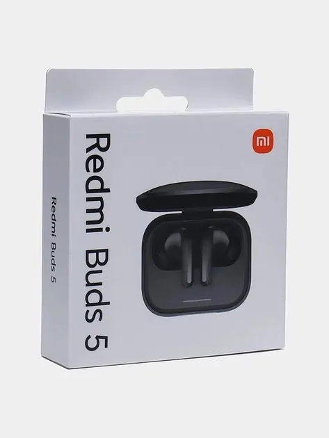 Навушники бездротові Xiaomi Redmi Buds 5 Bluetooth гарнітура чорні - фото 3