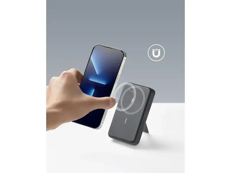 Зовнішній акумулятор (Power Bank) ANKER 633 Magnetic 10000mAh 20W Interstellar Gray (A1654G11) - фото 5