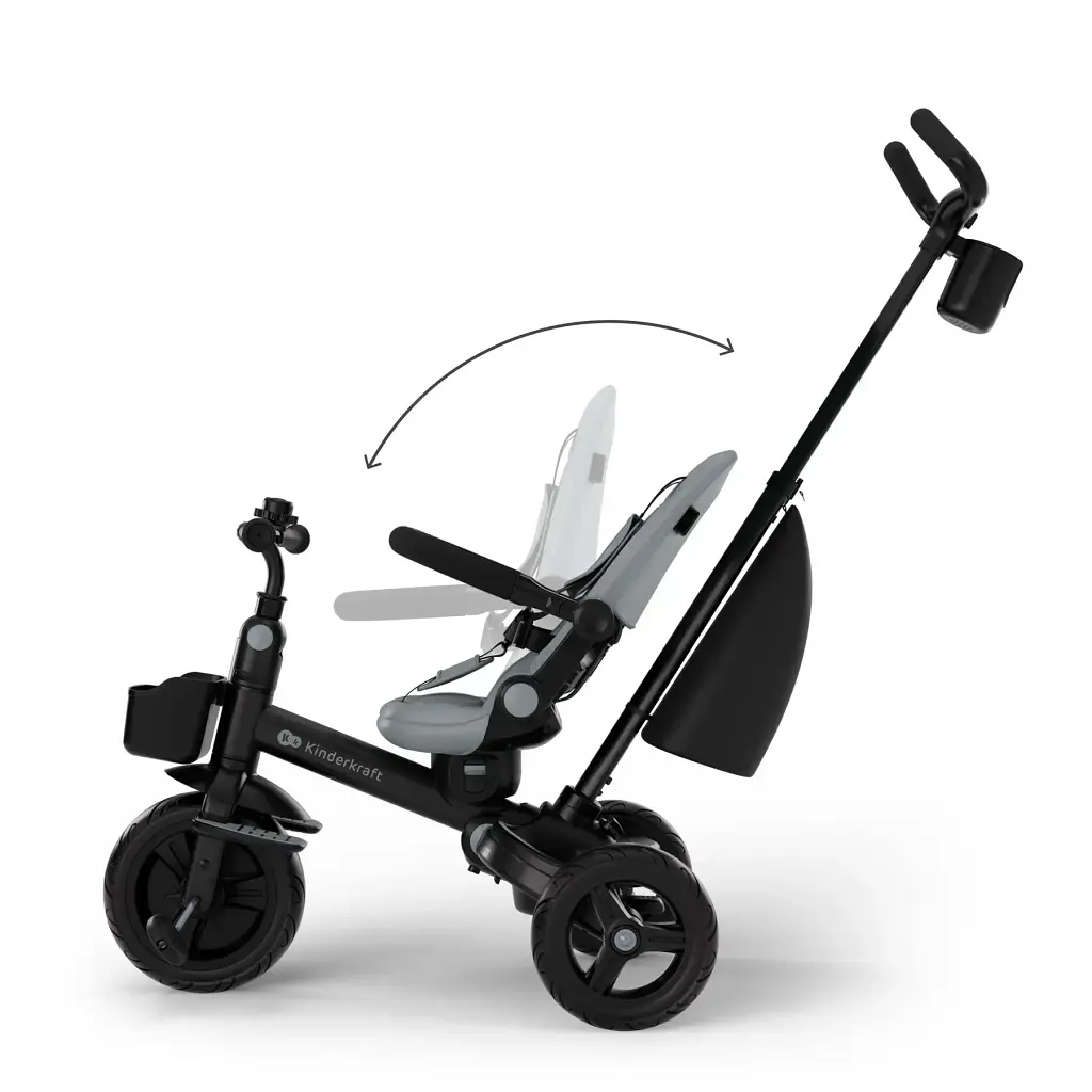 Триколісний велосипед Kinderkraft Aveo 2 Plus Grey (KRAVEO02GRY0000)  - фото 6
