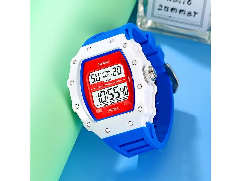 Чоловічий наручний годинник 2296BU Blue Skmei acs0030044 - фото 6