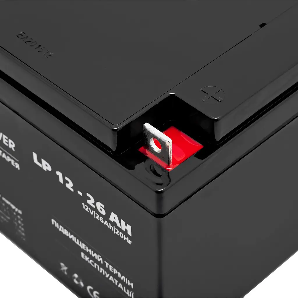 Акумулятор свинцево-кислотний LogicPower AGM LPM 12-26 AH - фото 4