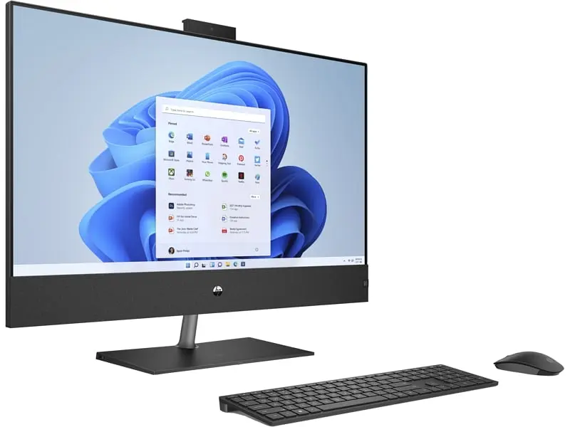 Компьютер персональный моноблок HP Pavilion 31.5' UHD IPS Intel i5-13400T 16GB F1TB NVD3050WiFi кл+м DOS черный (A45E6EA) - фото 2