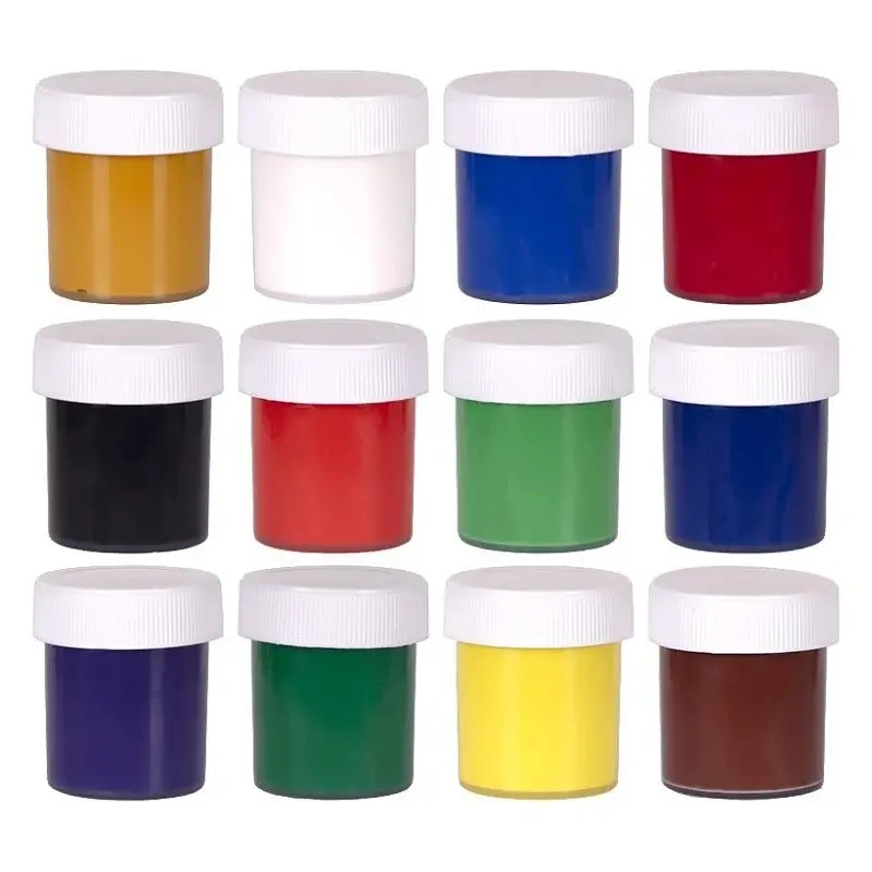 Дитячі гуашеві фарби "Творчість" ГАММА'UA 400205, 12 кольорів - фото 2