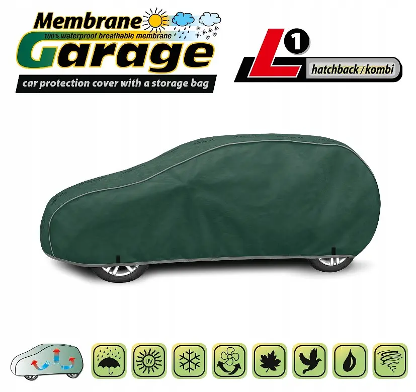 Тент автомобільний для Хечбека Універсала L1 430 х 148 x 136 см Membrane Garage (5-4727-248-3050) - фото 3