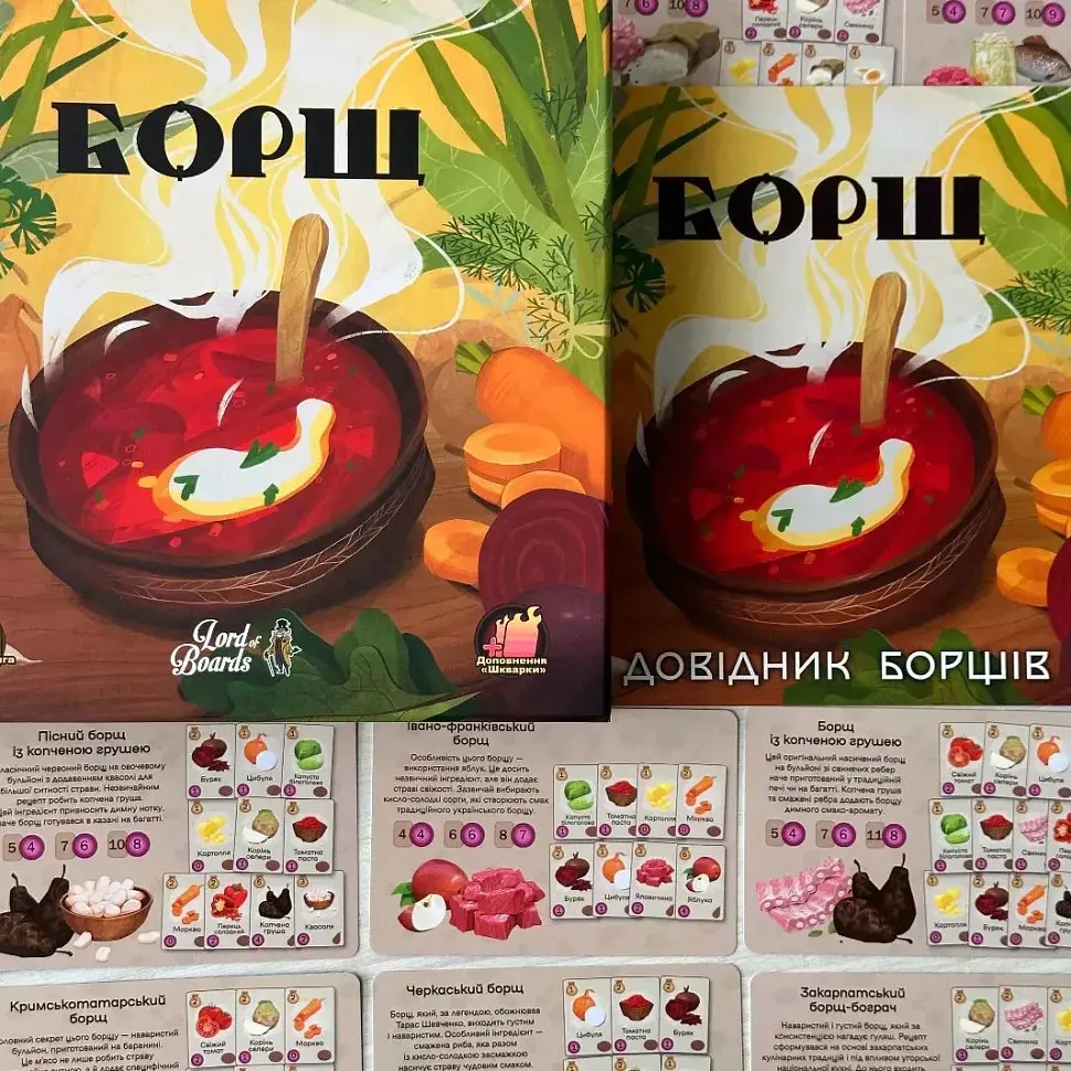 Настільна карткова гра "Борщ" LOB2404UA від 2 до 7 гравців - фото 5