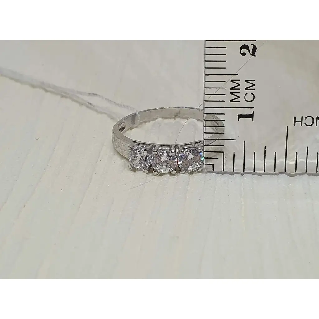 Срібне кільце Агні з фіанітами. 1316/1Р-CZ ОМЕГА 18 - фото 6