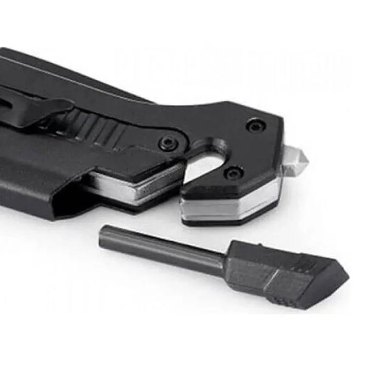 Ніж мультитул Jiuxun Outdoor Folding Knife з ліхтариком - фото 2