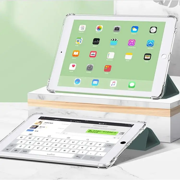 Чохол-книжка BeCover Tri Fold Soft TPU для Apple iPad mini 6 2021 Dark Green (706721) - фото 4