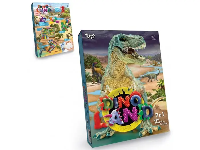Креативна творчість Dino Land 7 в 1, Danko Toys