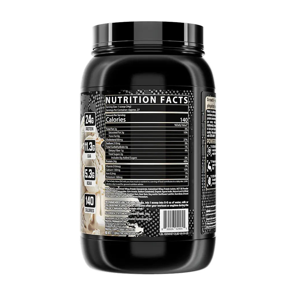 Сироватковий протеїн 100% Whey Protein — 913 г Vanilla - фото 2
