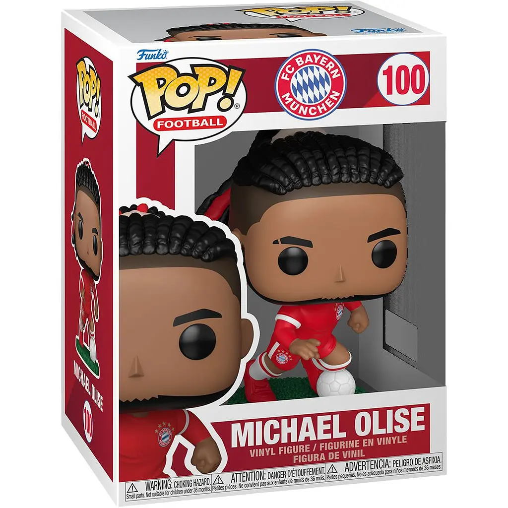 Фігурка Funko Pop! Football: Баварія — Майкл Олісе (93751) [171544] - фото 2