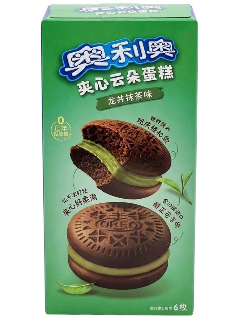 Тістечка Oreo Cloud Cake Longjing Matcha Flavor 132г - фото 2