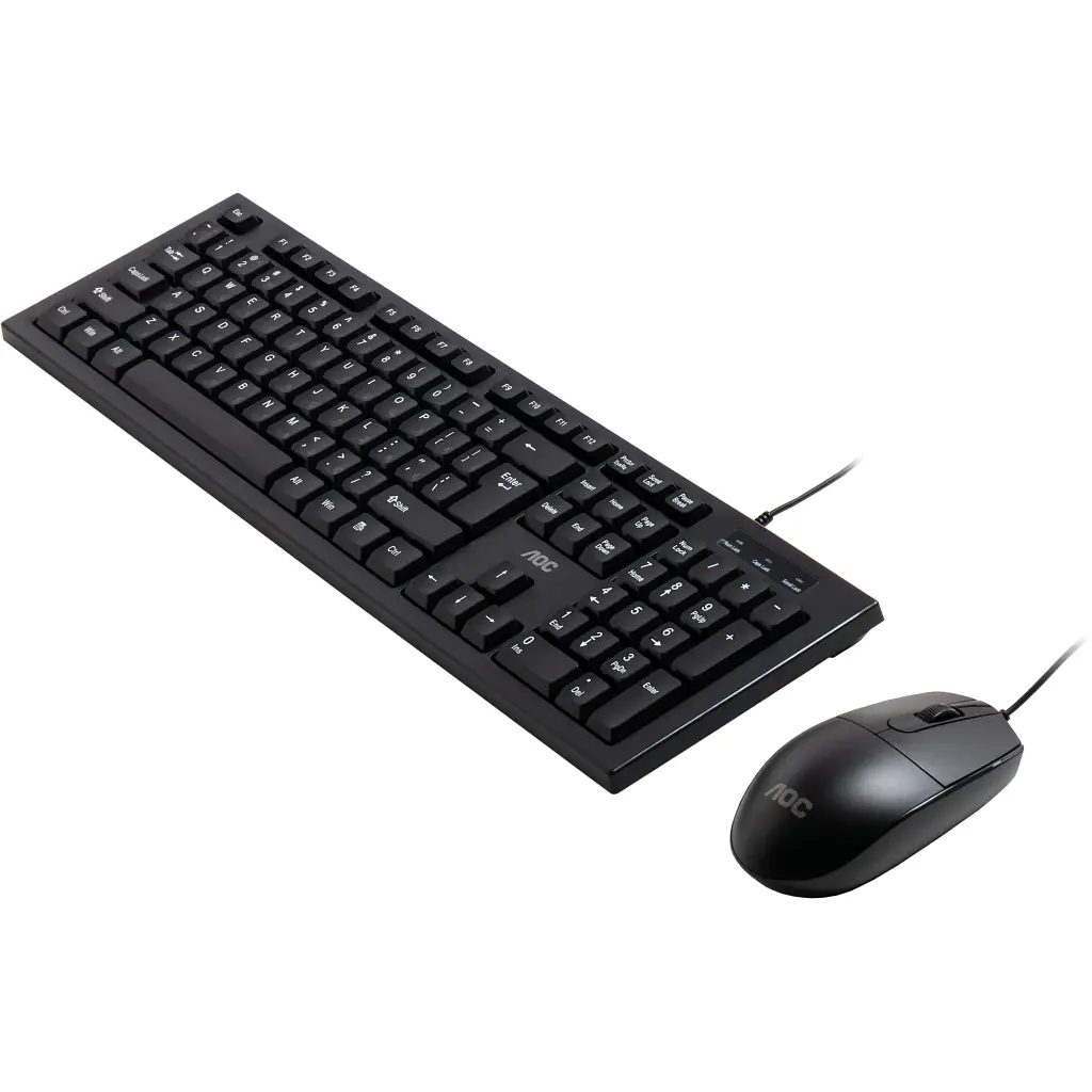 Комплект AOC KM160B USB UA Black (KM160B/97) - фото 2