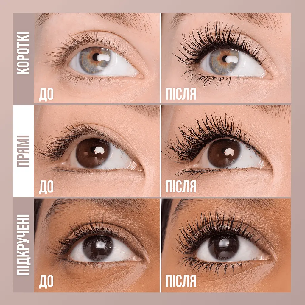 Туш для вій Maybelline New York Lash Sensational Body надання об'єму та підкручення вій 7.5 мл теракотова - фото 4