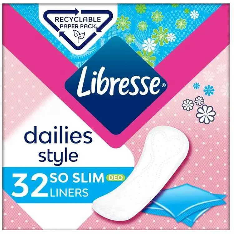 Прокладки щоденні Libresse 32шт Dailies Style Deo Ультратонкі