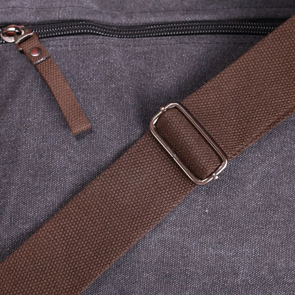 Сумка через плече для ноутбука 13" із щільного текстилю Vintage 22200 чорний - фото 9