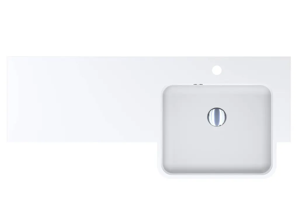 Умивальник Miraggio Fontana R matt 0001894, Білий матовий - фото 3