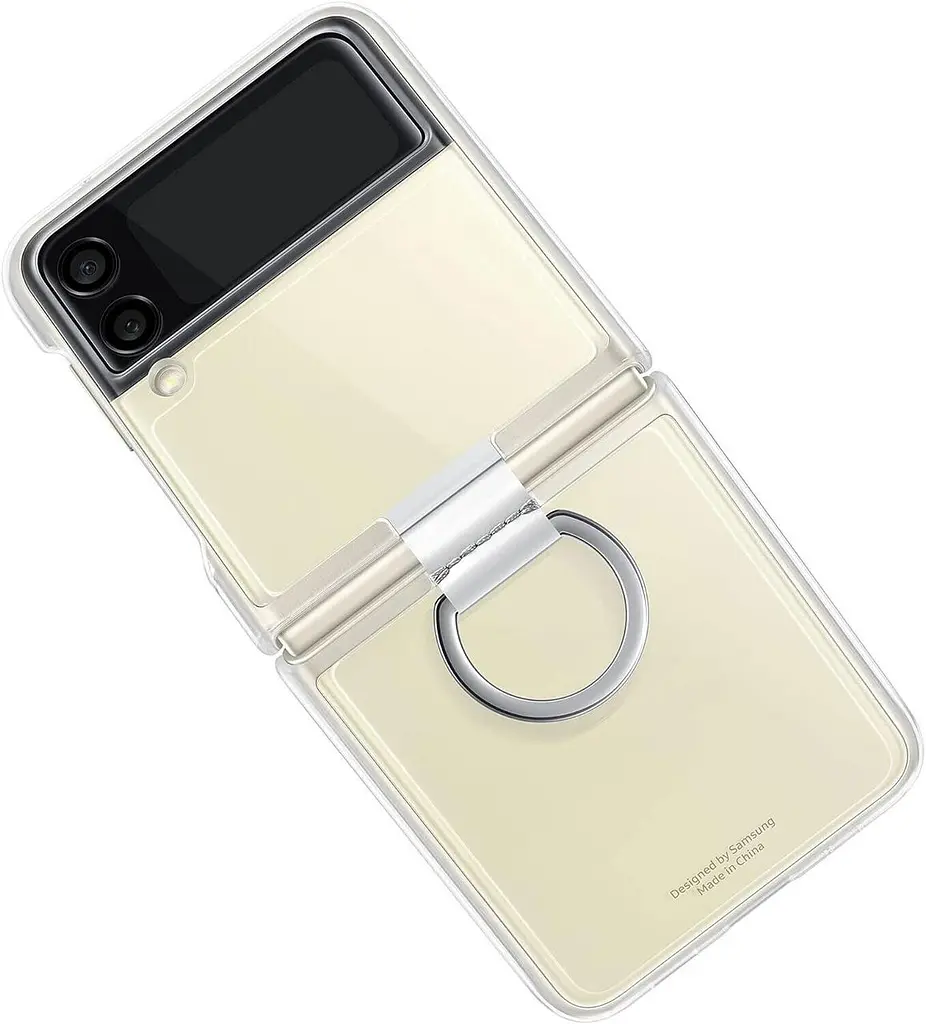 Чохол прозорий оригінальний Clear Cover with Ring EF-QF711CTEGRU для Samsung Galaxy Z Flip3 Crystal - фото 4
