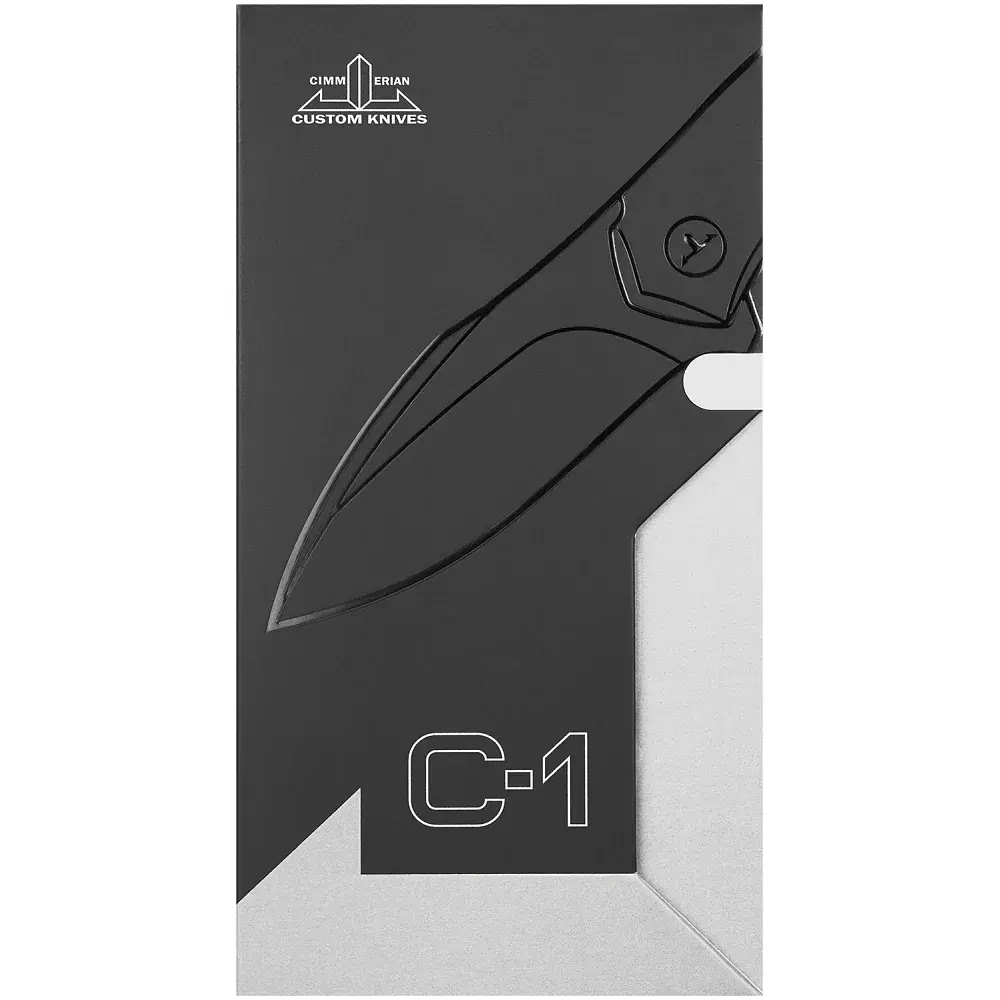 Ніж Cimmerian Knives C1 BSW Half Serrated N690 Black - фото 6