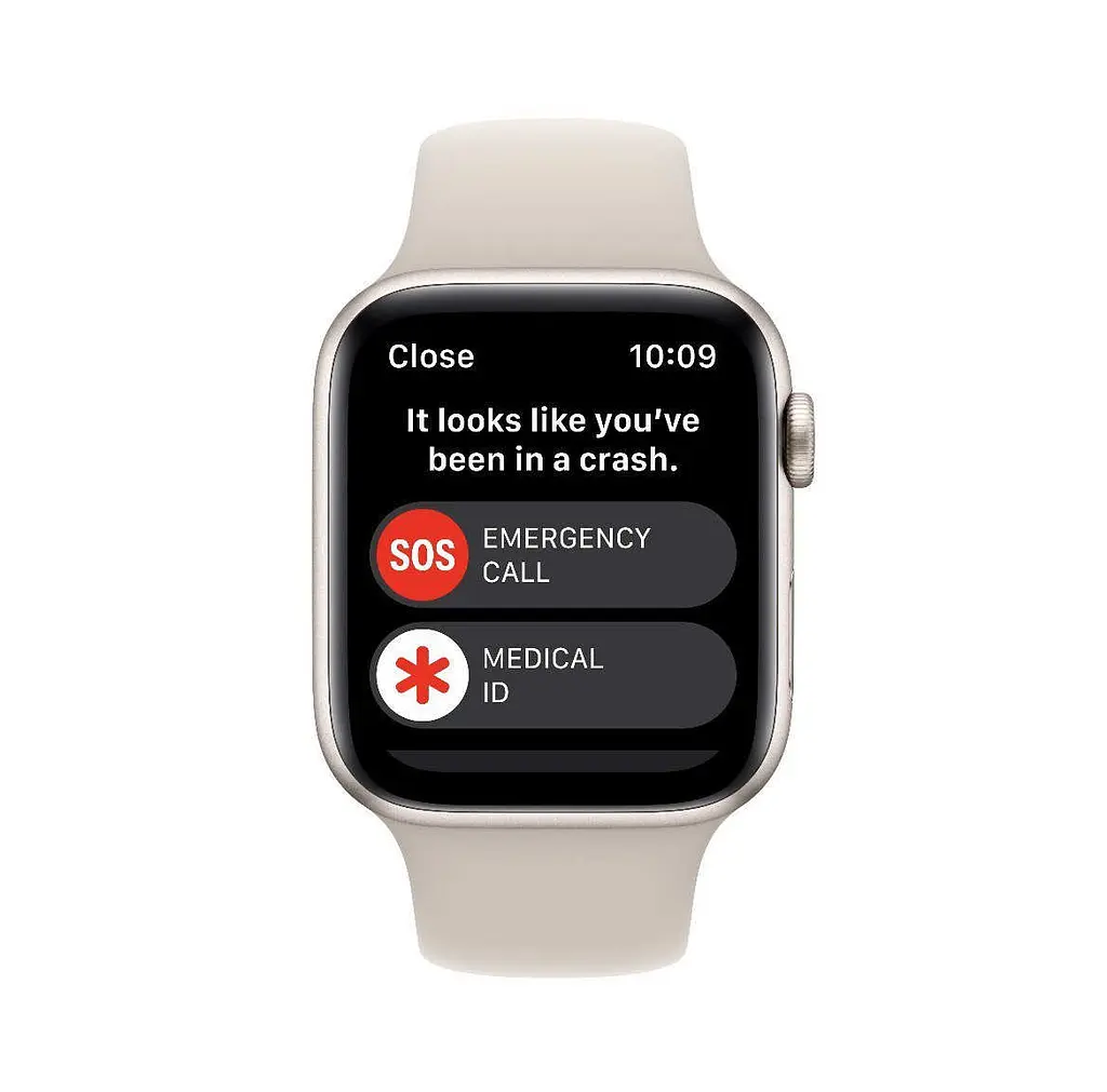 Смарт-часы Apple Watch SE (2022) 44 mm White Aluminum with White band (MNJX3CS/A) - фото 5