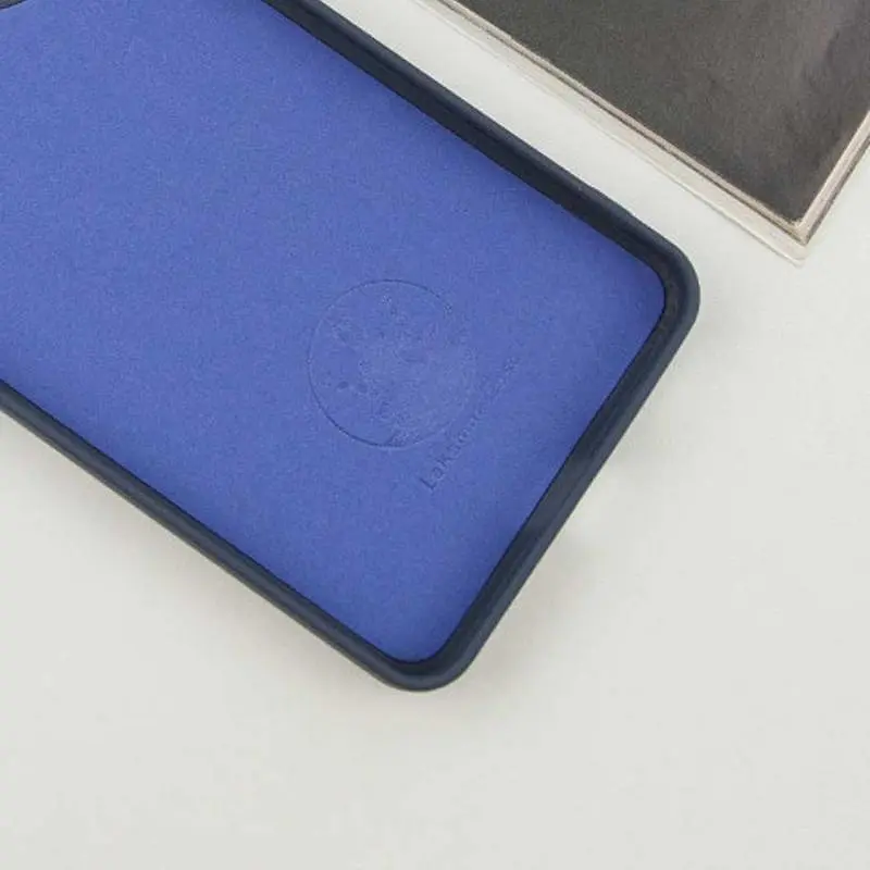Чохол Lakshmi Silicone Cover Full Camera AAA with Logo для Samsung Galaxy A05 Темно-синій/Midnight blue - фото 3