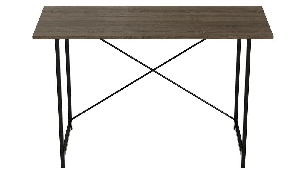 Стол письменный Line Лайт Ferrum-decor 750x1200x500 Черный металл ДСП Дуб Сонома Трюфель 16 мм (FRD-104854) - фото 7