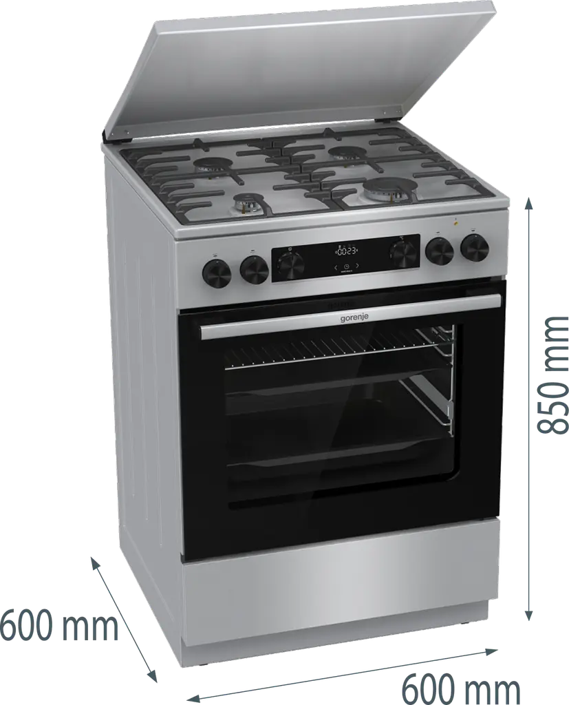 Комбінована плита Gorenje GKS6C71XF (FM6A4D-FPJDB) (7083202) - фото 4