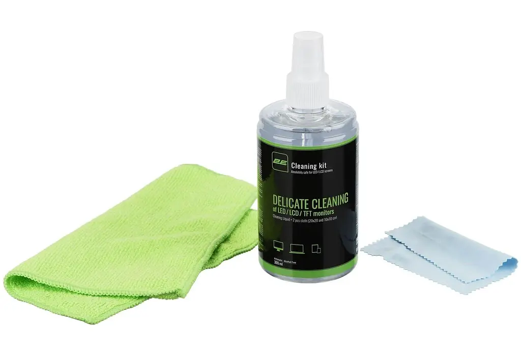 Набір для чищення 2E 300ml Liquid for LED/LCD + 2 салфетки 20X20 10X10 см (2E-SK300L) - фото 2