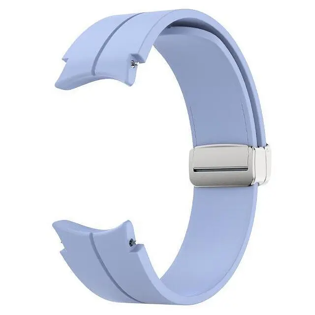 Ремешок для Samsung Galaxy Watch 5 40mm - голубой ширина крепления 20мм силикон Watchbands Cls (W14-9WB66359445) - фото 2