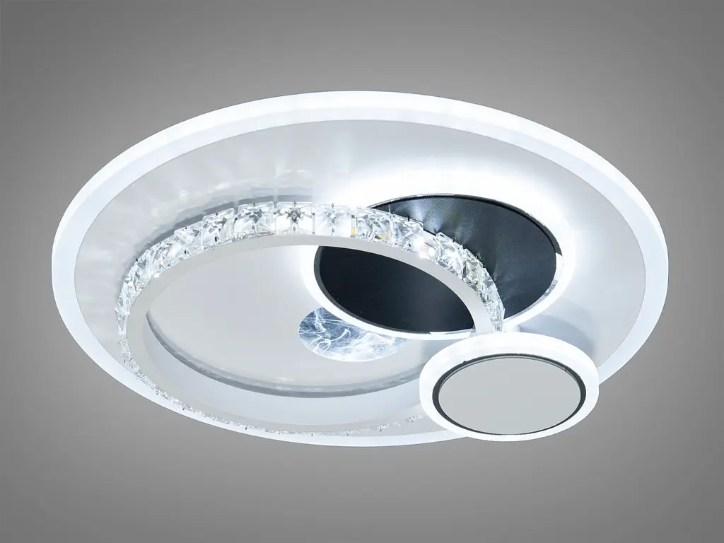 Світильник стельовий LED Diasha 12143, 52W, 3200K/4100K/6000K, акрил, метал, сучасний стиль для дому - фото 3